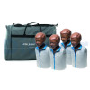 Maniqui Rcp Little Junior Qcpr Piel Negra Pack 4 Unids